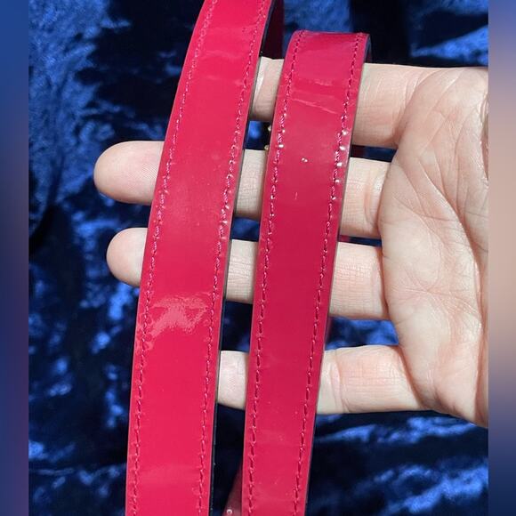 Louis Vuitton Montaigne Red and Pink Vernis Cross body or Shoulder Bag - Picture 9 of 9